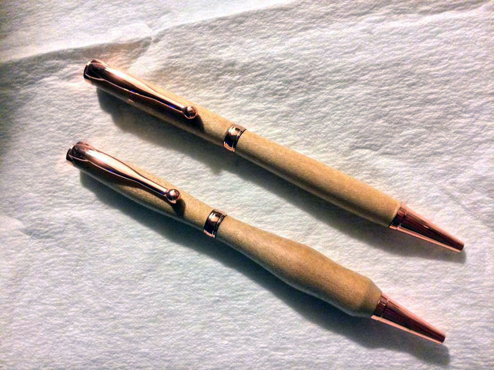 slimline wood pens